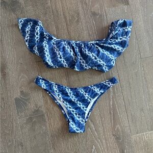 Victoria's Secret Blue and White Bikini